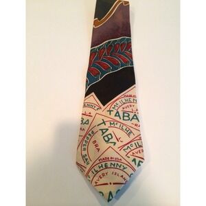 Tabasco Hot Pepper Sauce 100% Silk Neck Tie Made in the USA in EUC !